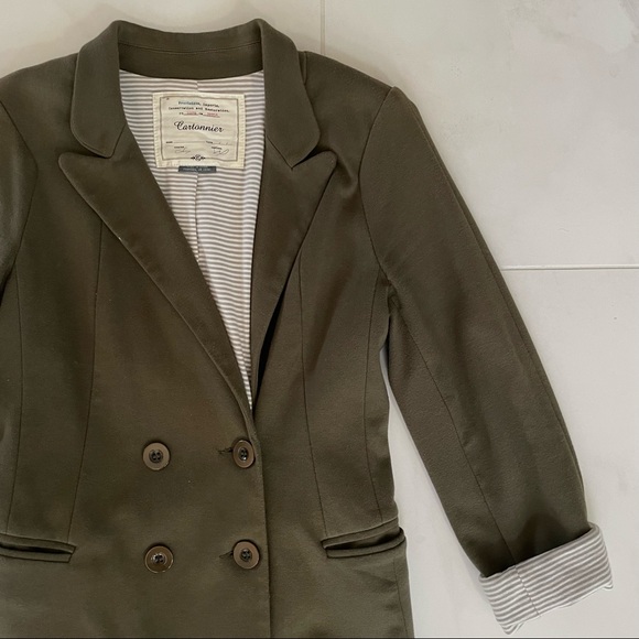 Anthropologie Jackets & Blazers - Anthropologie Olive Green Blazer